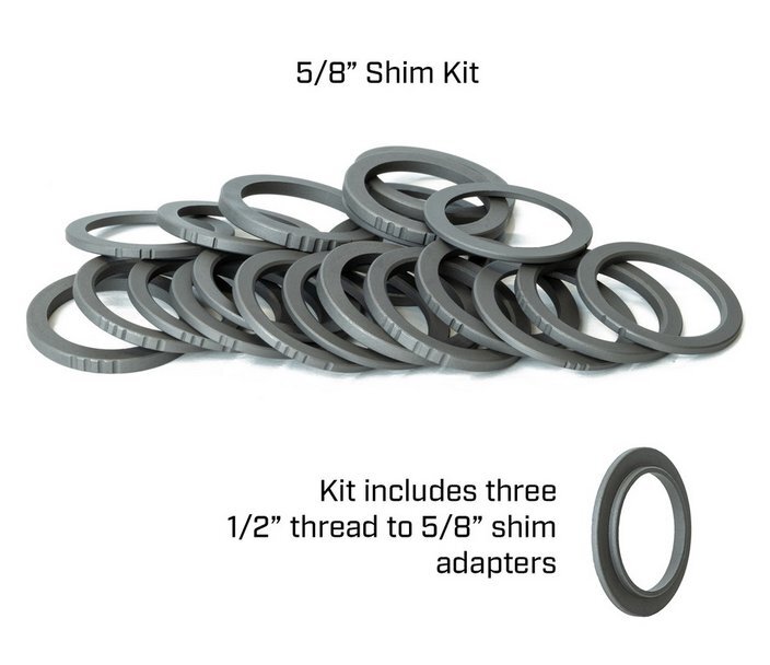 AccuWasher Gen 2 Muzzle Device Alignment Shims
