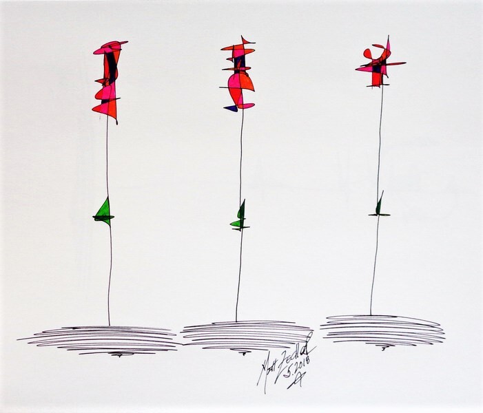 Matt Zedler Original | Drawing  | #B243 | 1 of 1 | 9 x 12" | Ink on Paper | $300