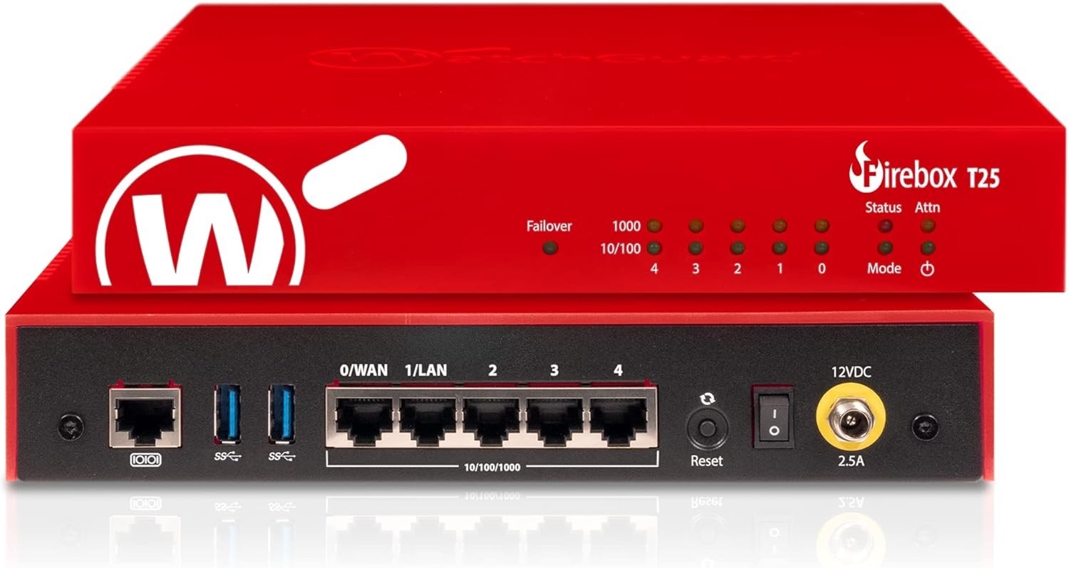 Trade Up to WatchGuard Firebox T25 3-yr Total Security Suite (WGT25673) - New