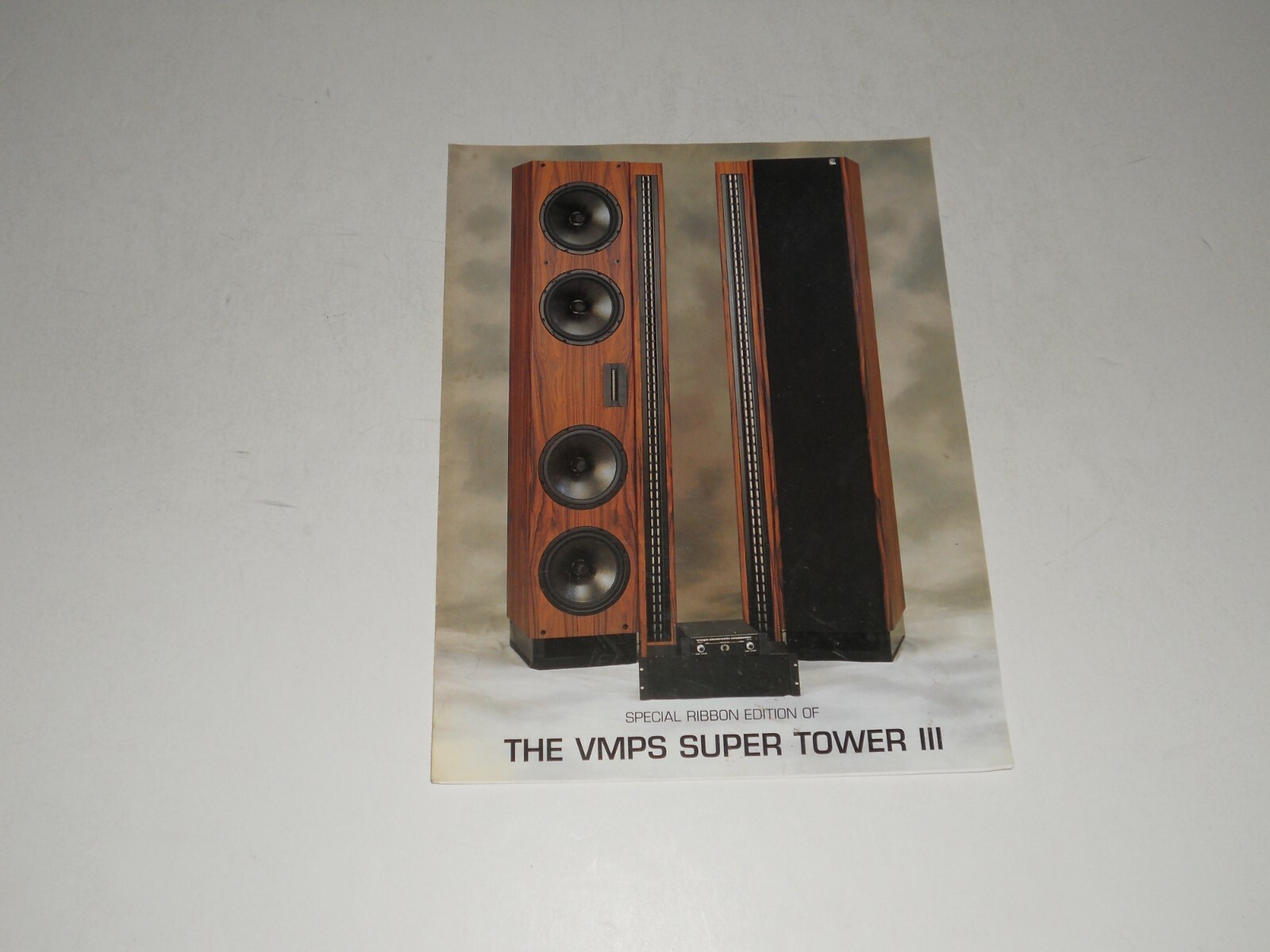 VMPS Super Tower III Ribbon Speaker 6 pgs Brochure '01 Original, Specs, Info