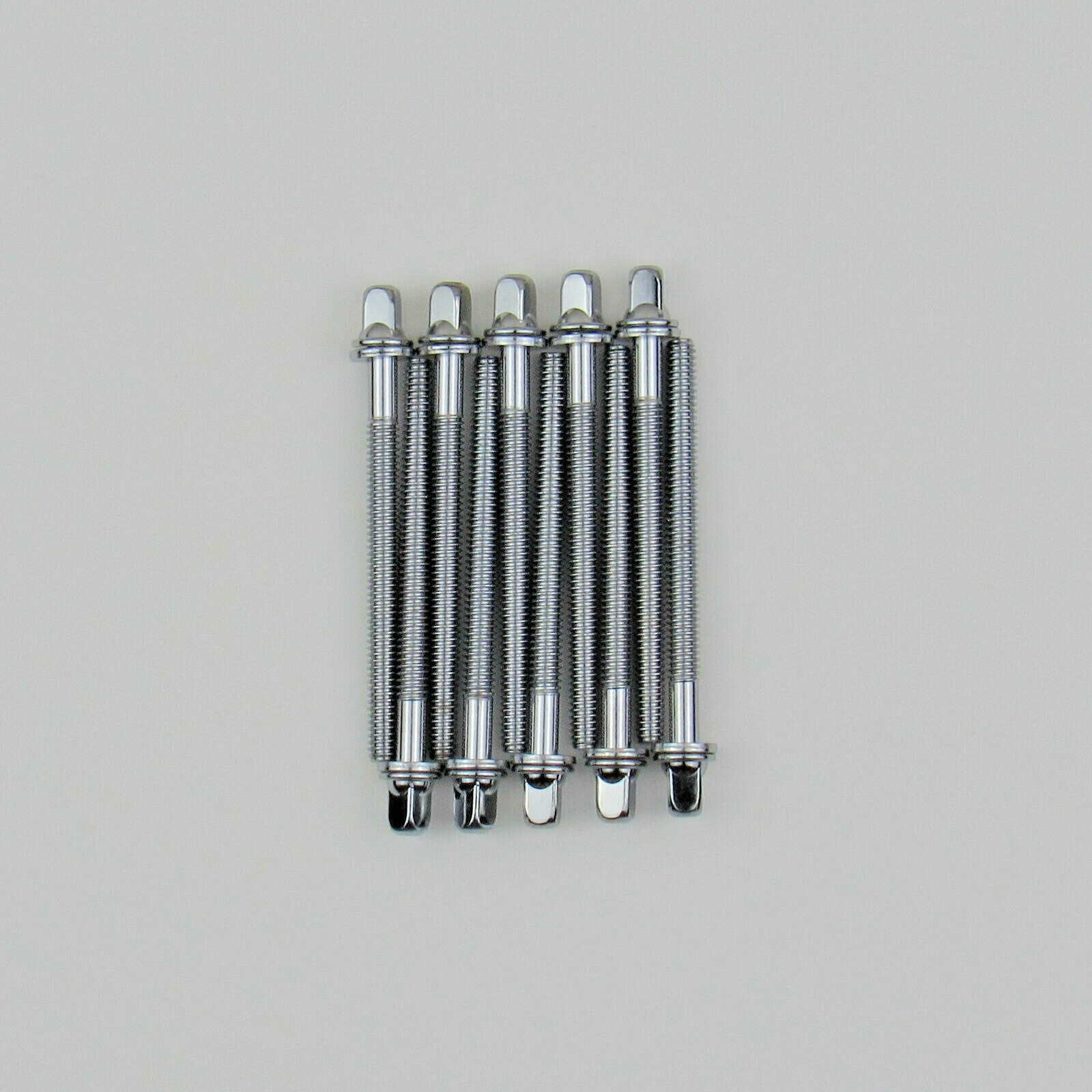 10 PCS Drum Tension Rods 65mm(2 9/16") Chrome Finish with Washers
