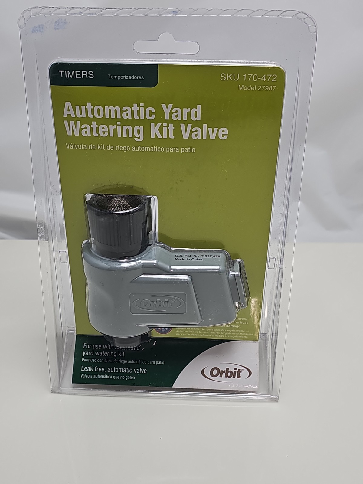Orbit Automatic Yard Watering Kit Valve Timer NEW 170-472 Model 27987