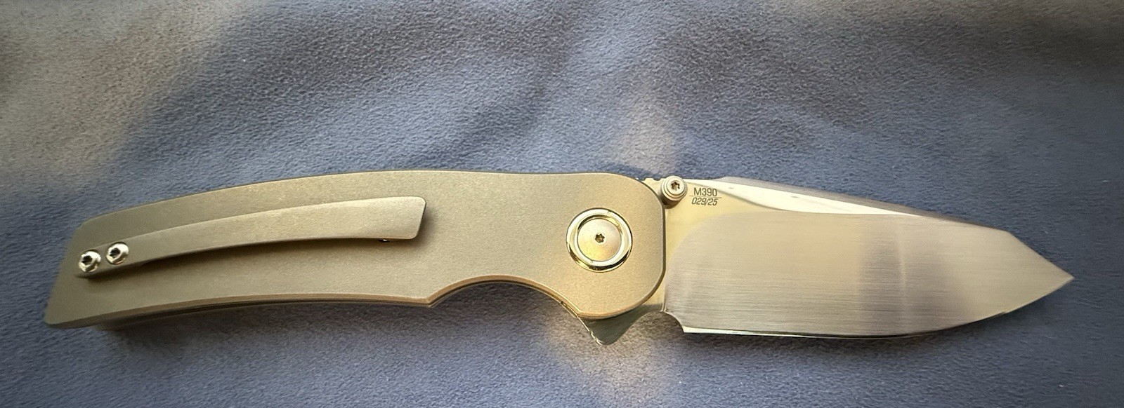 Johan vd Walt JB1 - Blasted & Tumbled Titanium #29