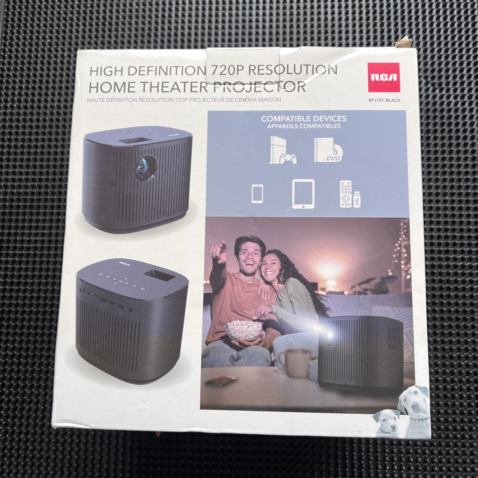RCA High Definition 720P Resolution Home Theater Projector
