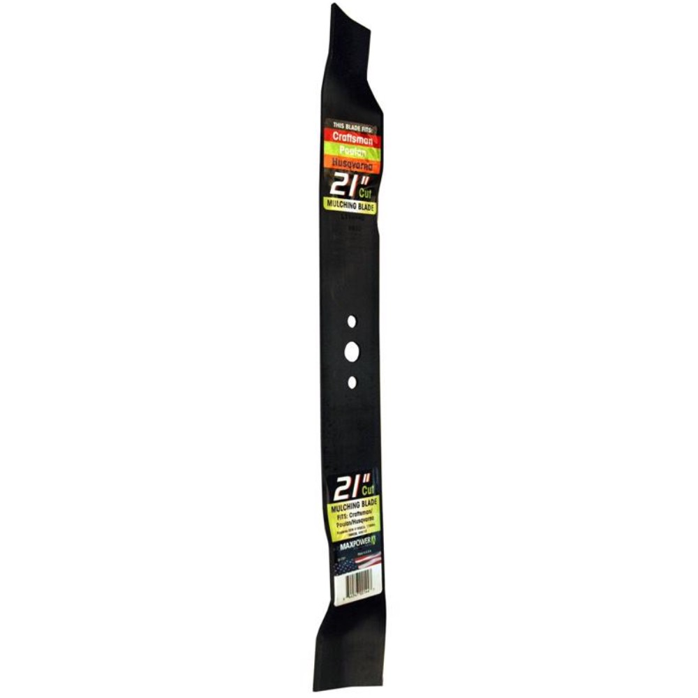 MaxPower 21 in. Mulching Mower Blade For Walk-Behind Mowers 1 pk