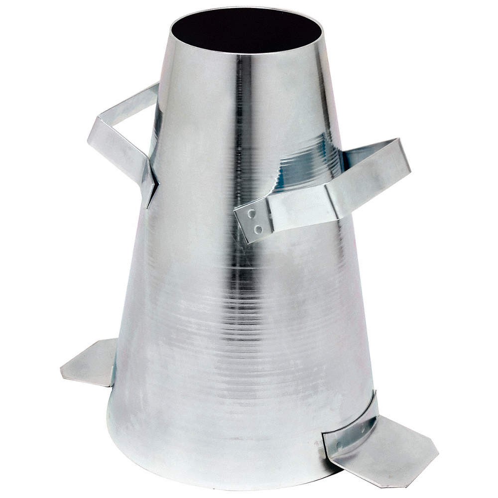 GRAINGER APPROVED 5DPD8 Steel Slump Cone, c/w H-3636 5DPD8