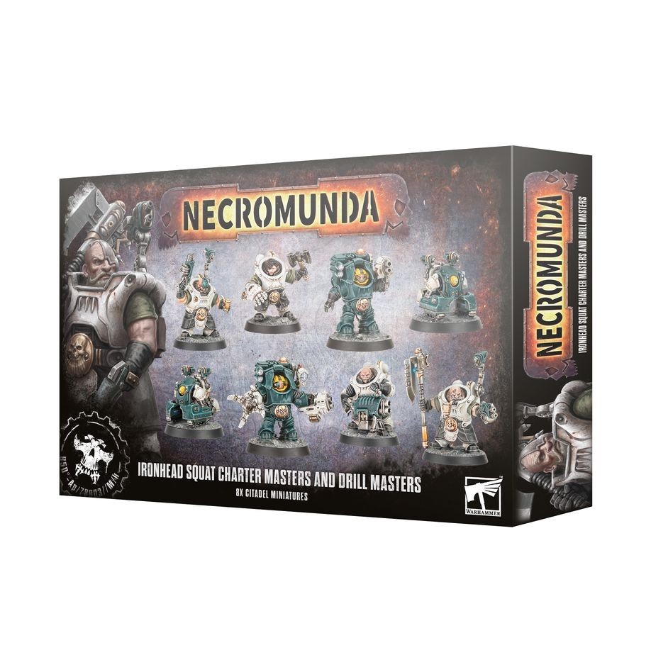 ⚔️NECROMUNDA: IRONHEAD SQUAT CHARTER & DRILL MASTERS - NIB⚔️