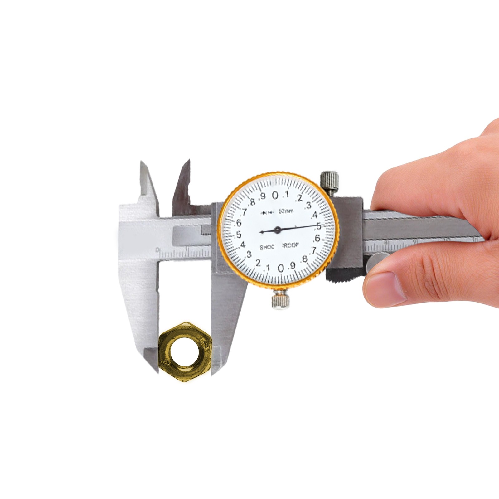 Stainless Steel Dial Caliper Precision Measuring Tool Measuring Caliper 0-150mm