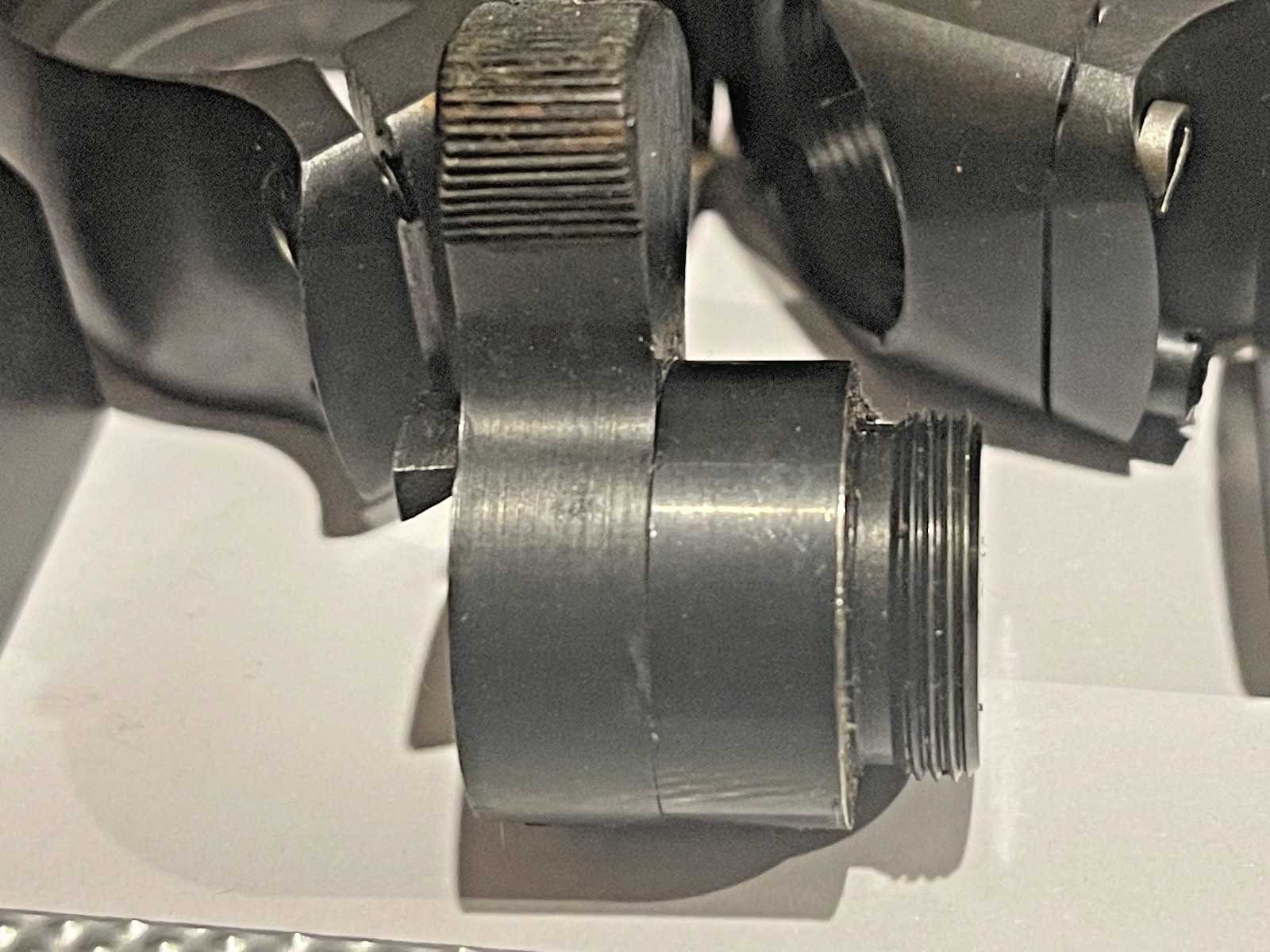 GERMAN RECKNAGEL RIFLE SCOPE OBJECTIVE CLAW MOUNTS QUICK RELEASE UNUSED CUSTOM