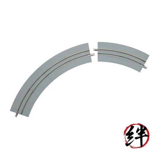 TOMIX N Gauge Wide Tram Mini Curved Rail C177-WT F 30°/60° Set of 2 (1797)