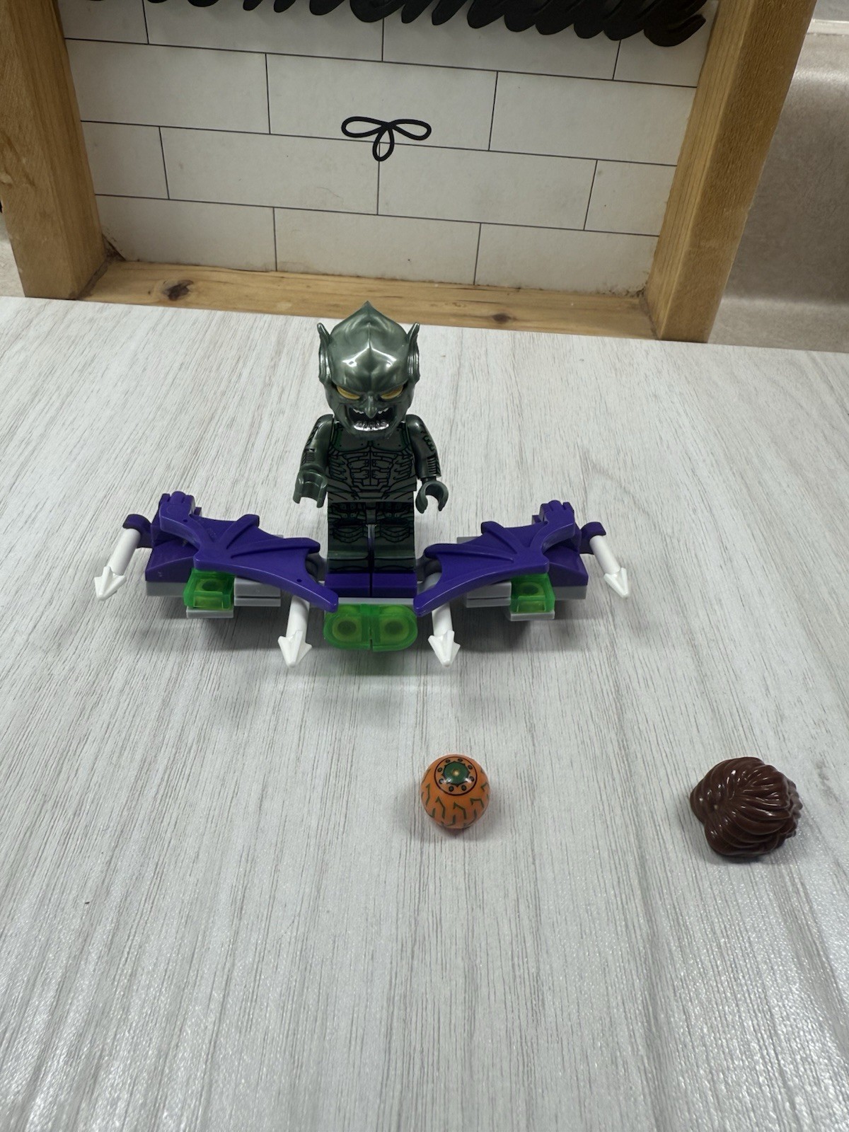 Green Goblin With Shooting Glider Custom Minifigure