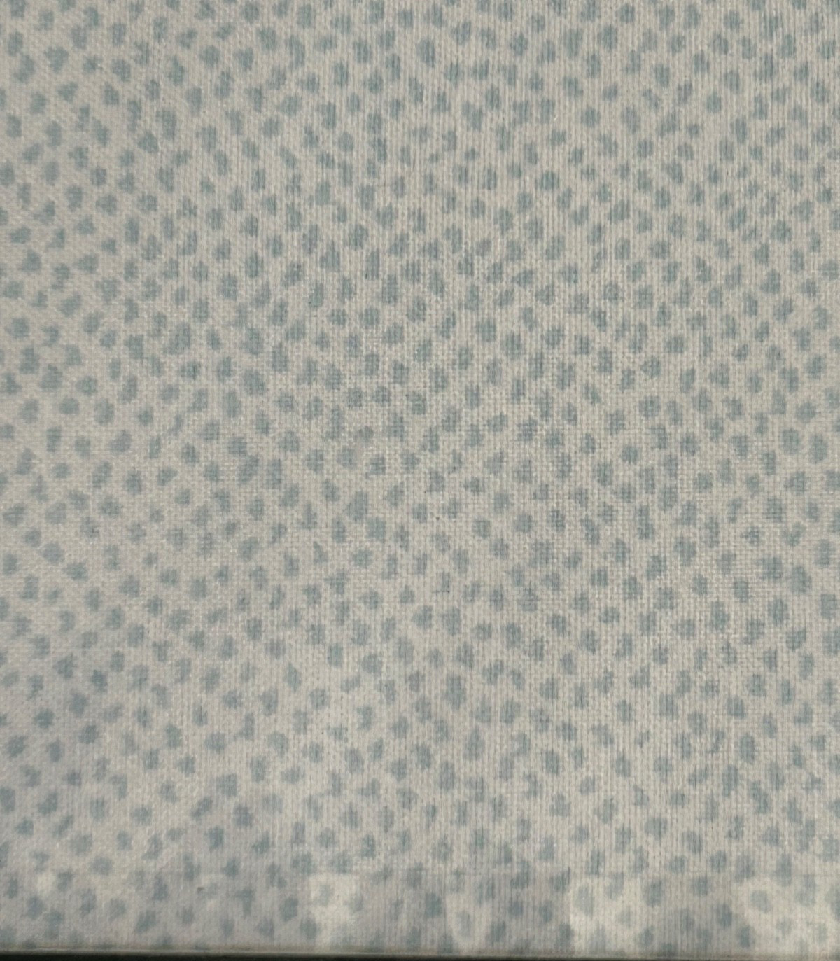 NEW - RALPH LAUREN QUEEN SIZE COTTON SHEET SET, WHITE/LIGHT GREEN DOTS