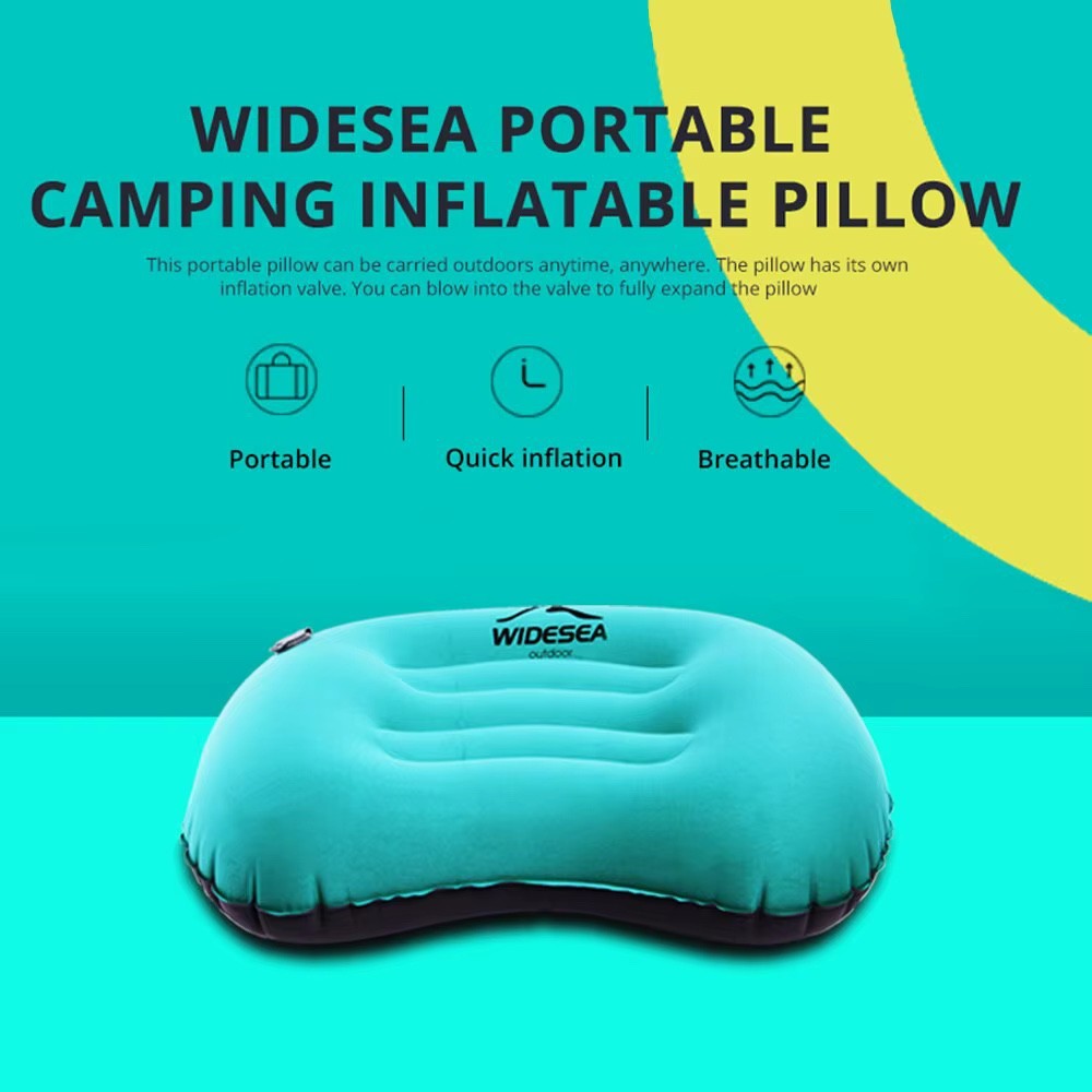Widesea Inflatable Camping Pillow - Backpacking Lightweight Sleeping Pillow