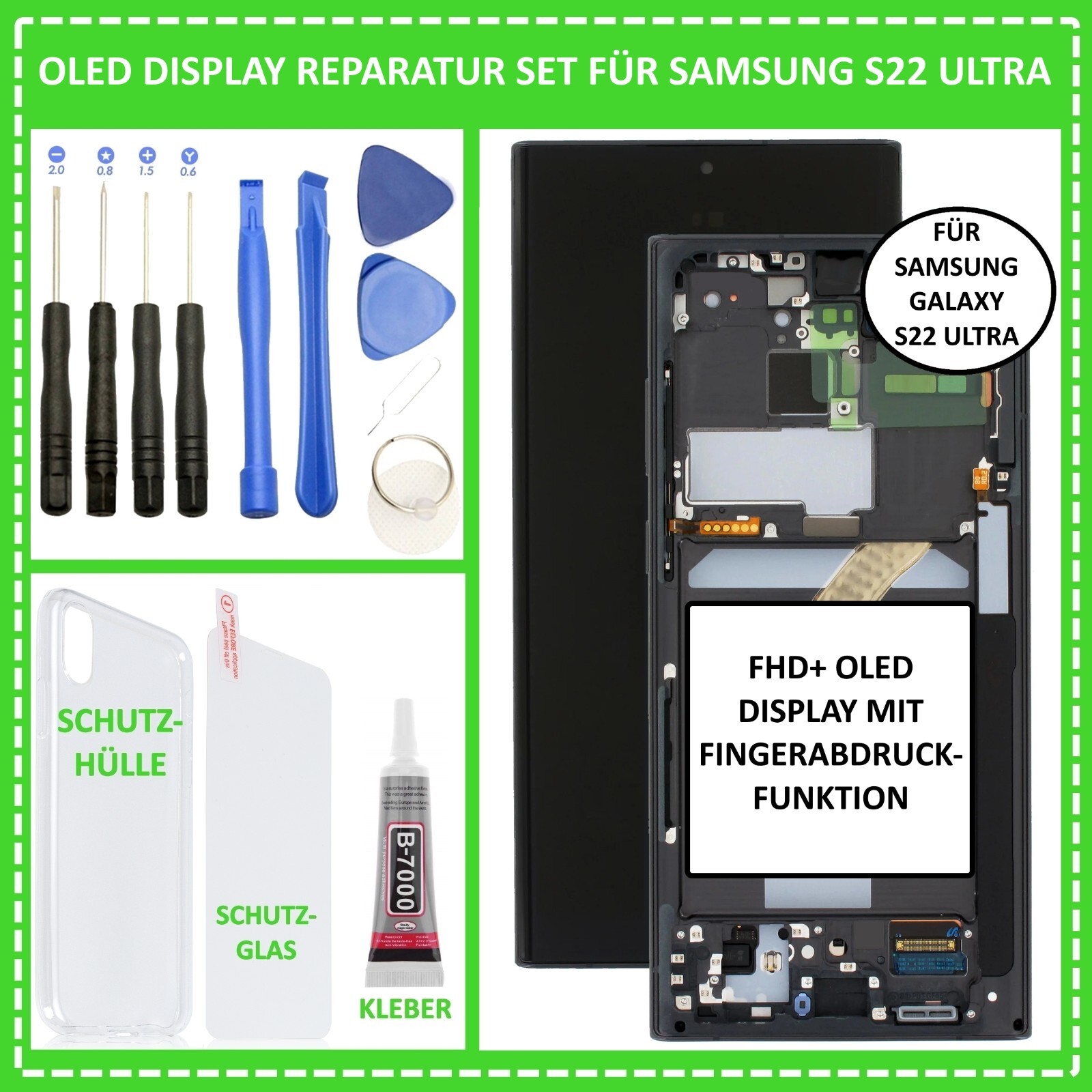 OLED Display For Samsung Galaxy S22 Ultra SM-S908 LCD HD Screen Touch Screen