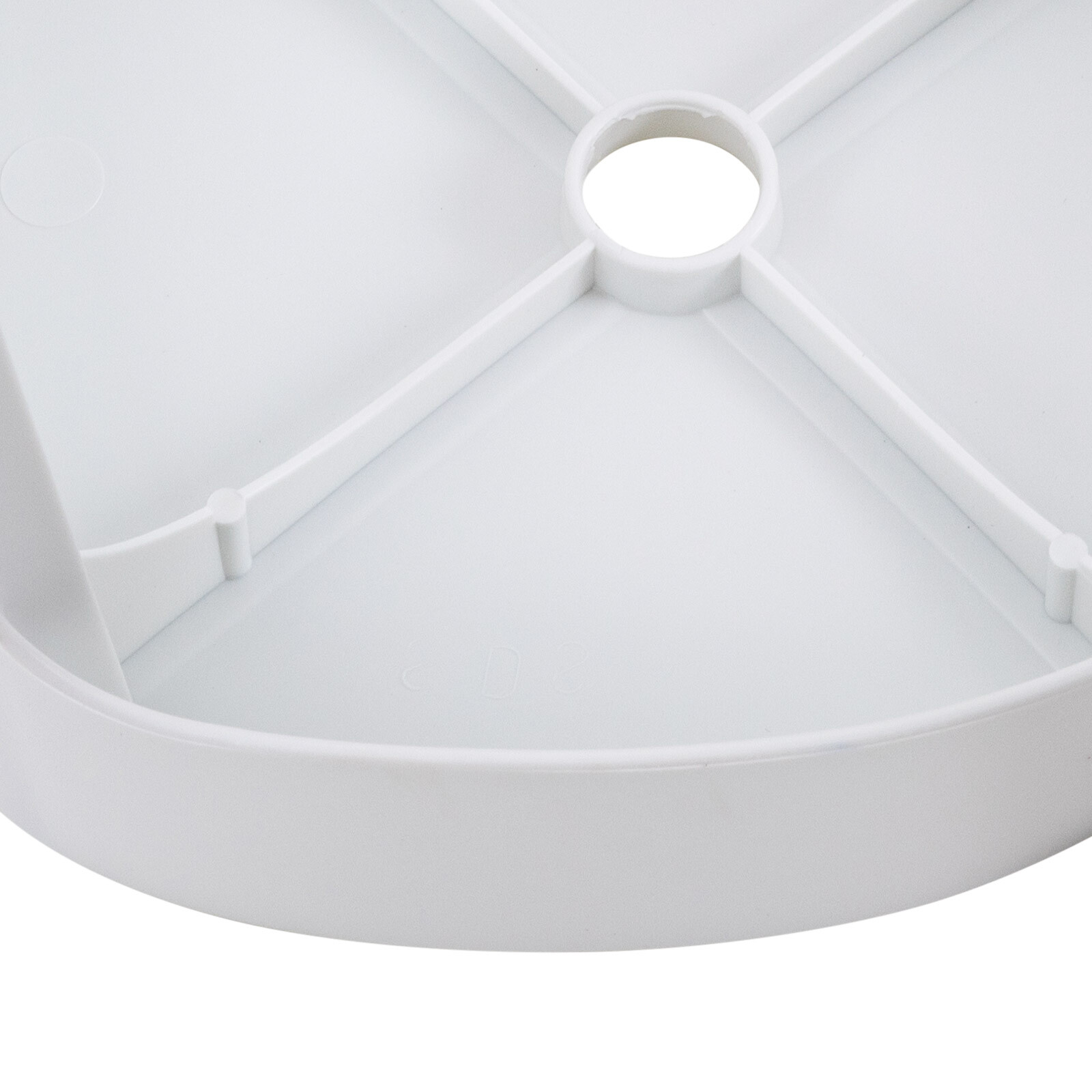 Set of 5 Portable Plastic Stack Stools Backless Classroom Seating Chair White