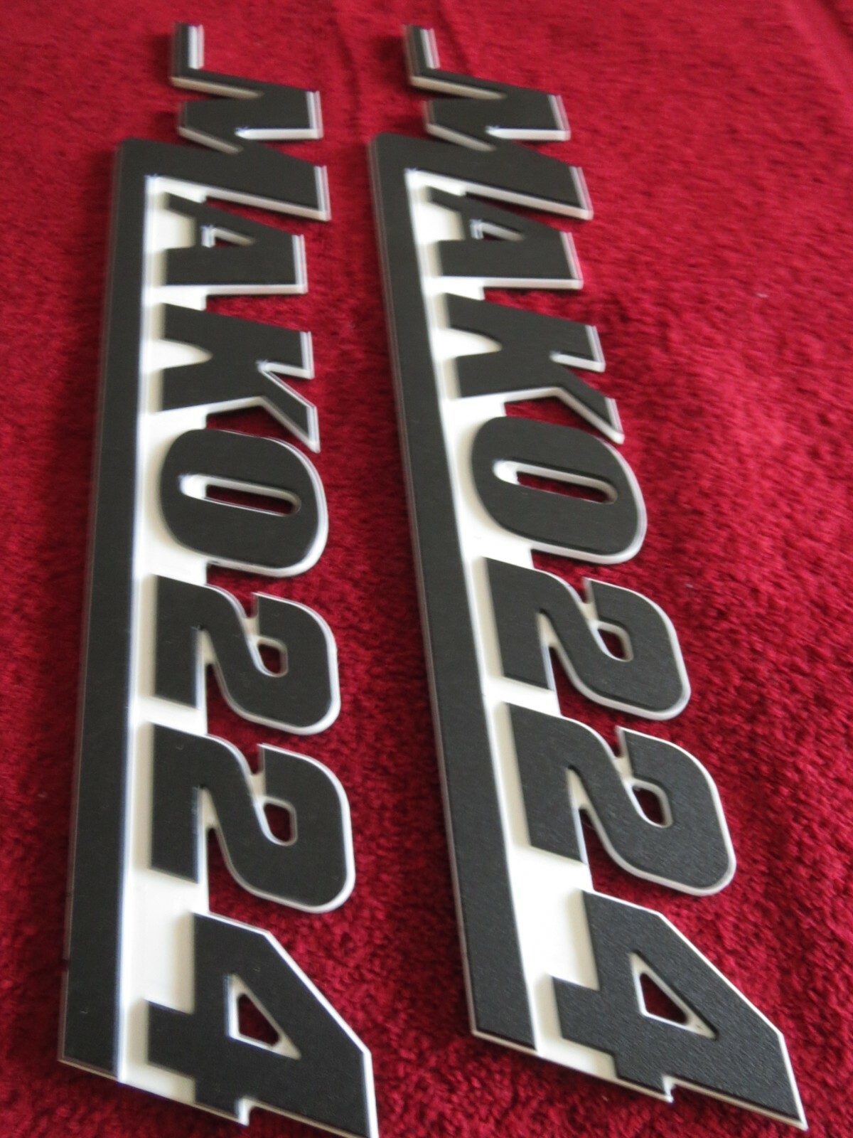 Mako Boat Emblems / Badges (Large) 3" High - SINGLE