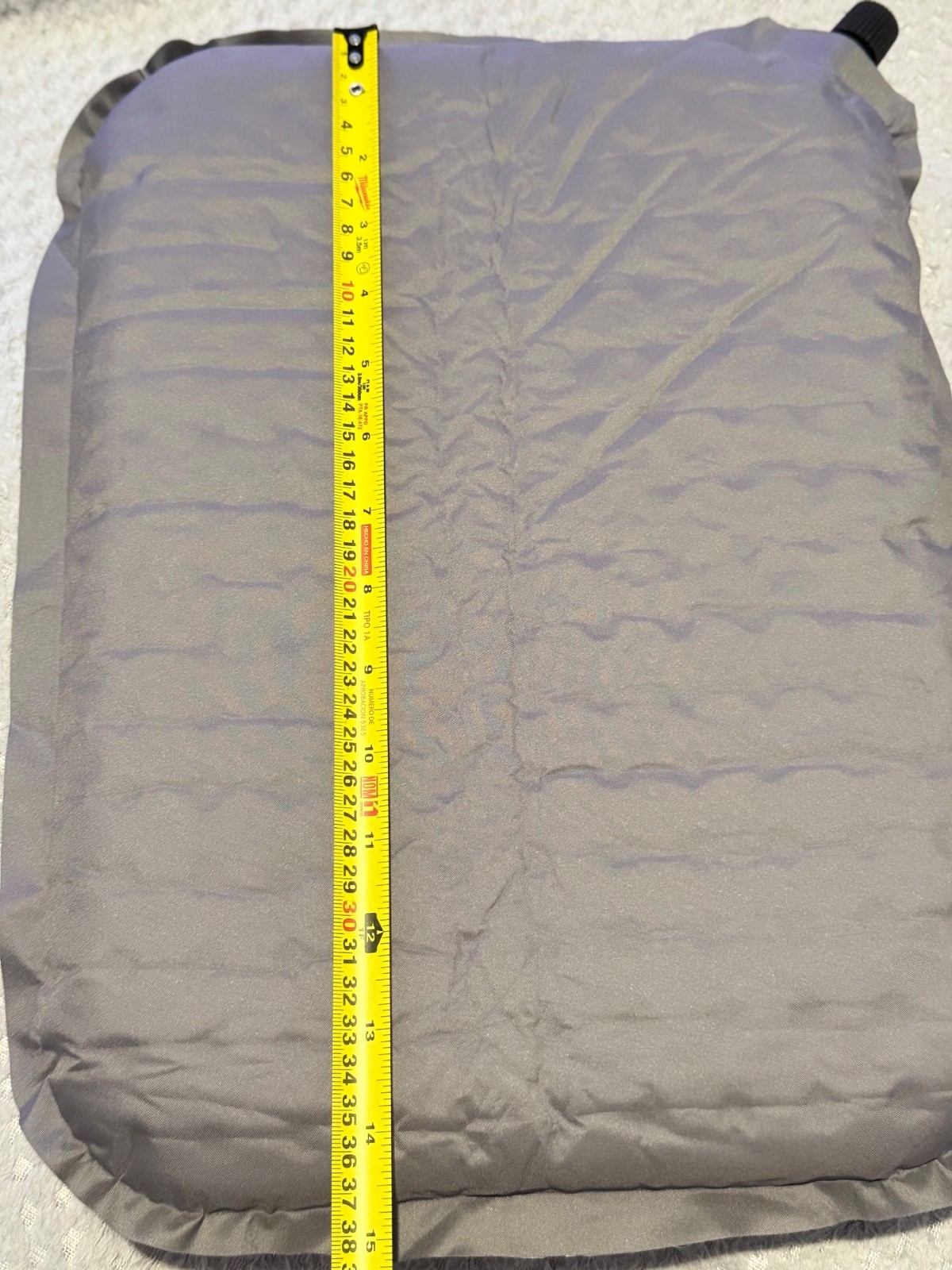 Backpacking Inflatable Sleeping Pad with Measuring Tape