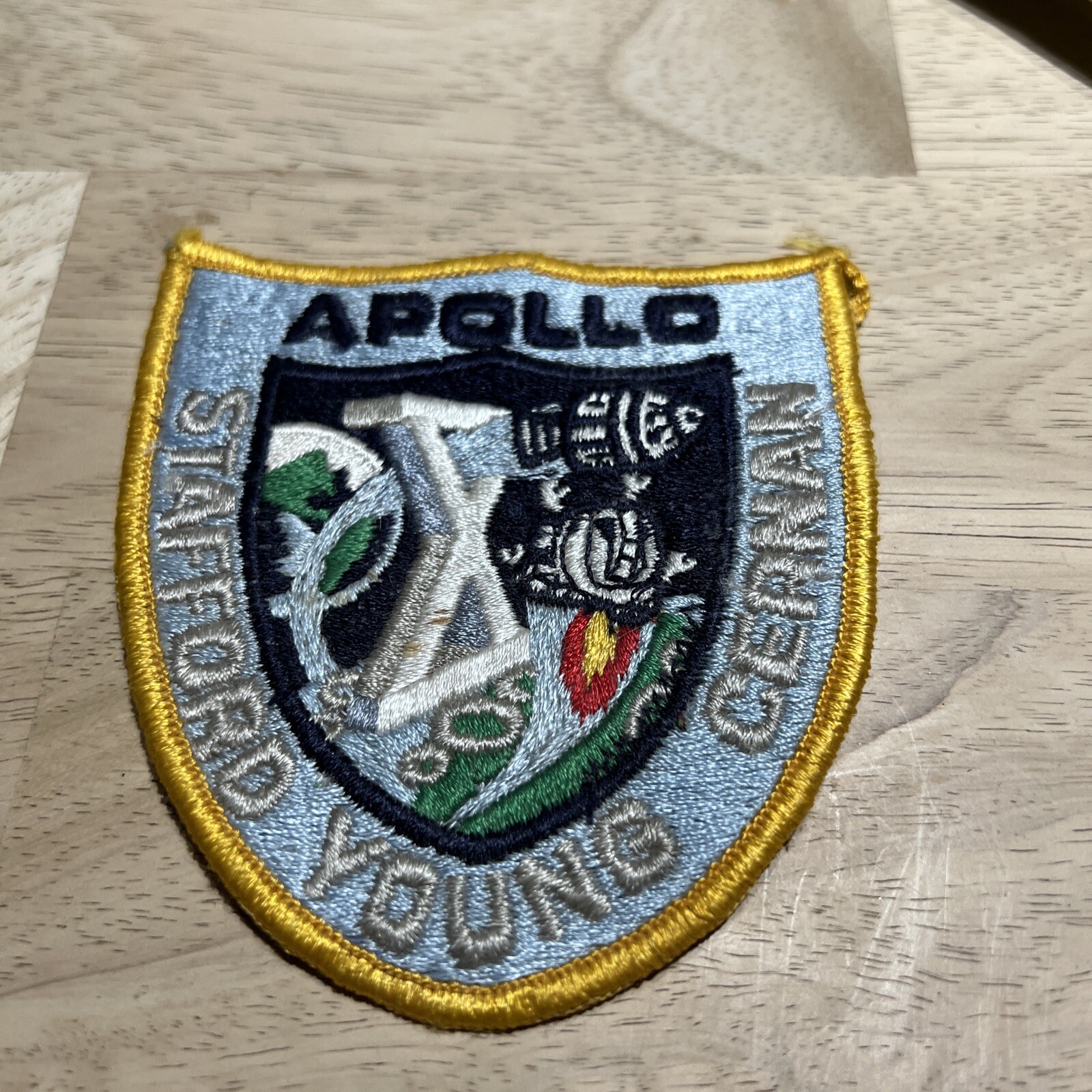 VINTAGE 1970'S NASA APOLLO X STAFFORD YOUNG CERNAN PATCH