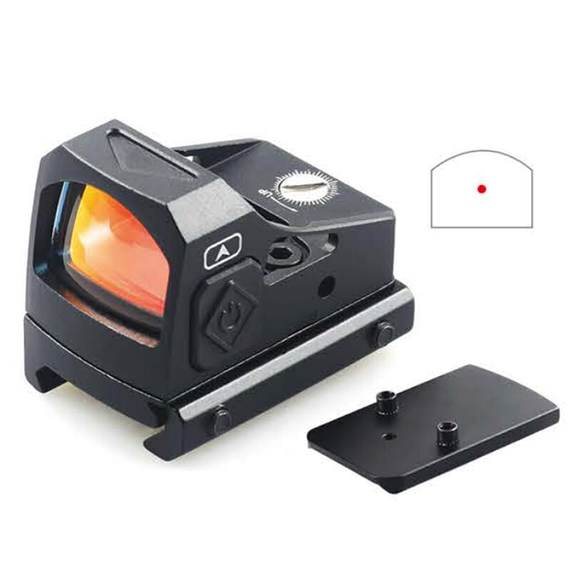 ANS 2MOA Round Red Dot Tactical  Optic Sight  For 2.2cm/0.86inch Picatinny Rail