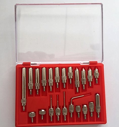 LLDSIMEX 22 Piece Dial & Electronic Indicator Point Set-inch Thread 4-48