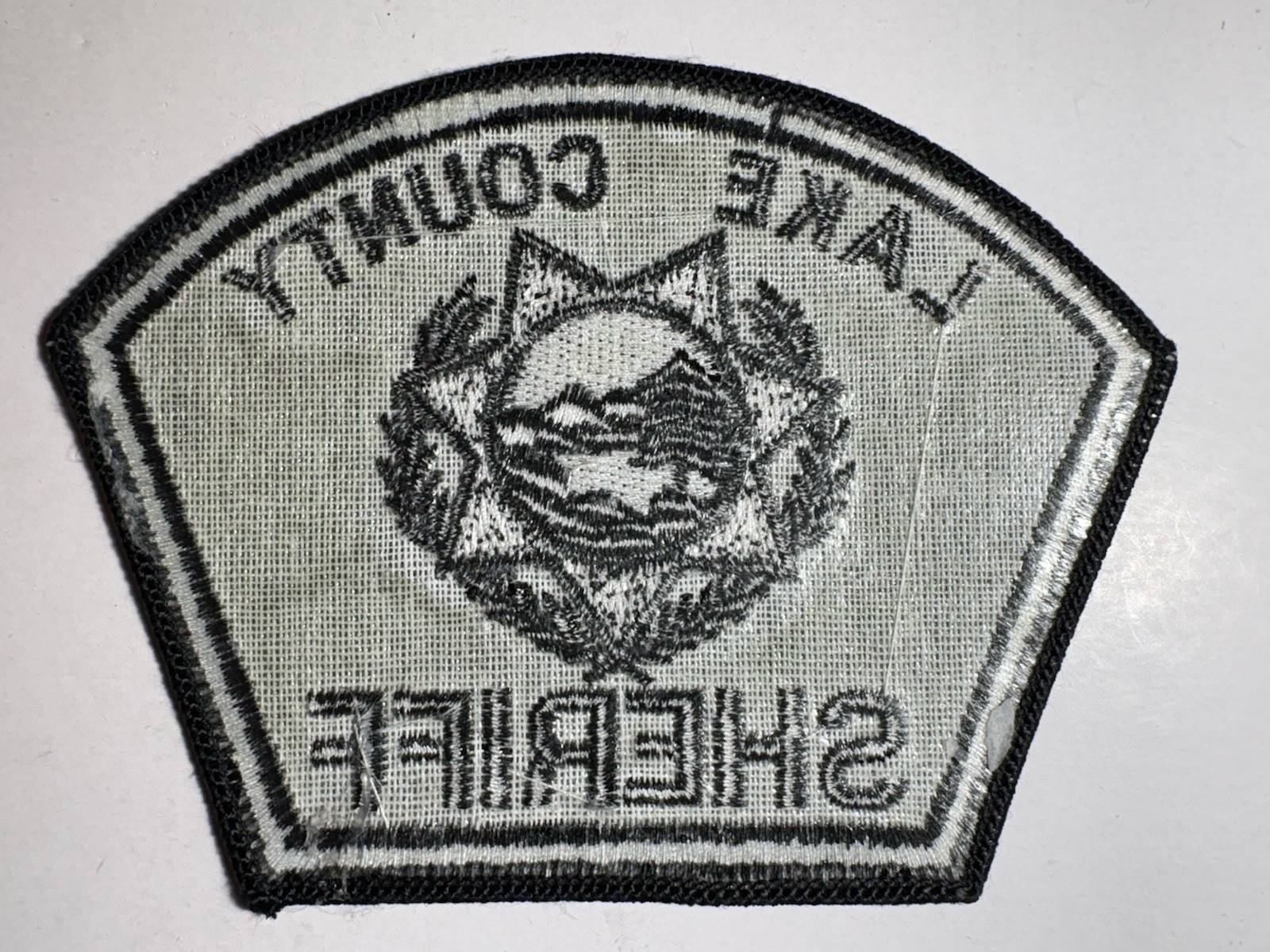 Lake County California Sheriff Patch