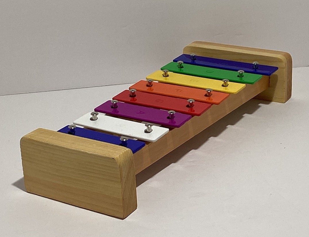 Xylophone for Kids - 8 Multi Coloured Keys NO MALLETS