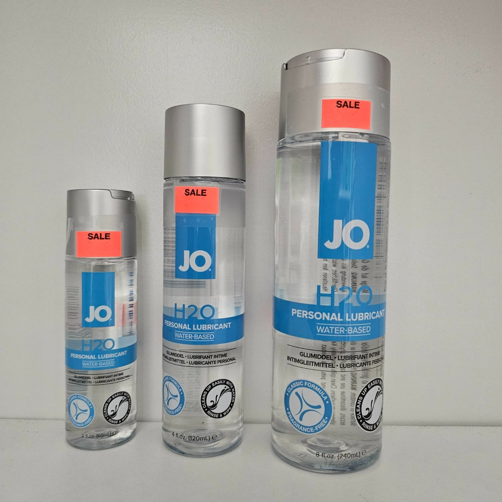 System JO H2O Original Water Based Lubricant 2oz