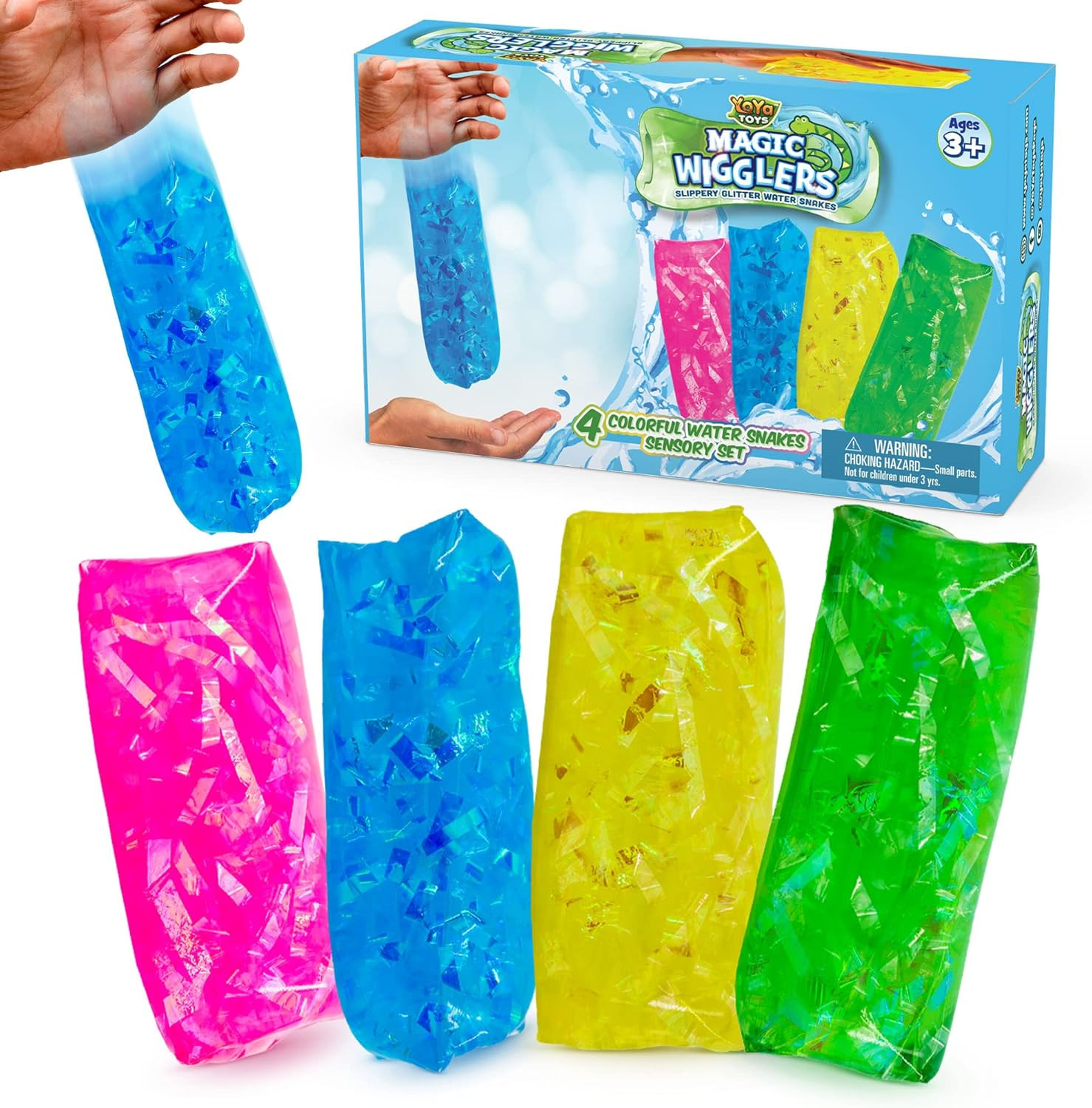 Yoya Toys Magic Wigglers Water Snake Fidget Toy - Water Wiggler Toy, Water Snake