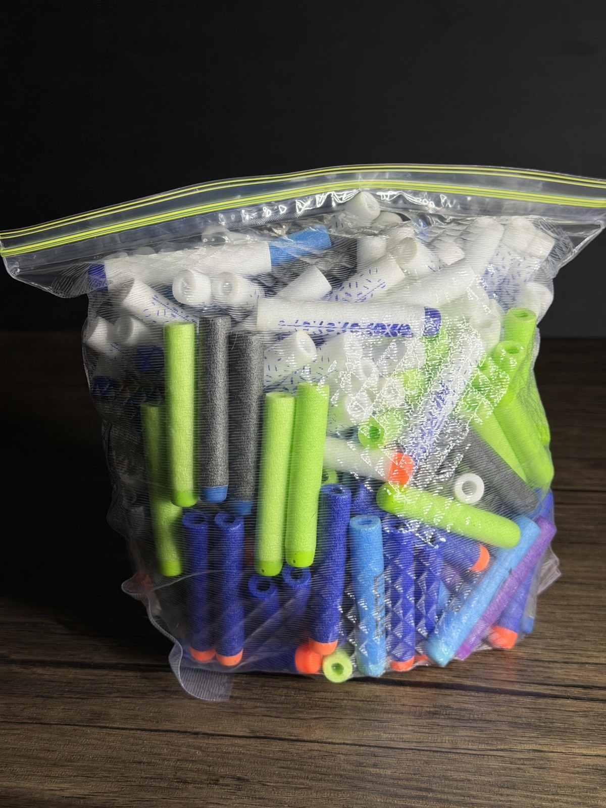 NERF Foam Dart Bullets Assorted, Mixed Colors 200+