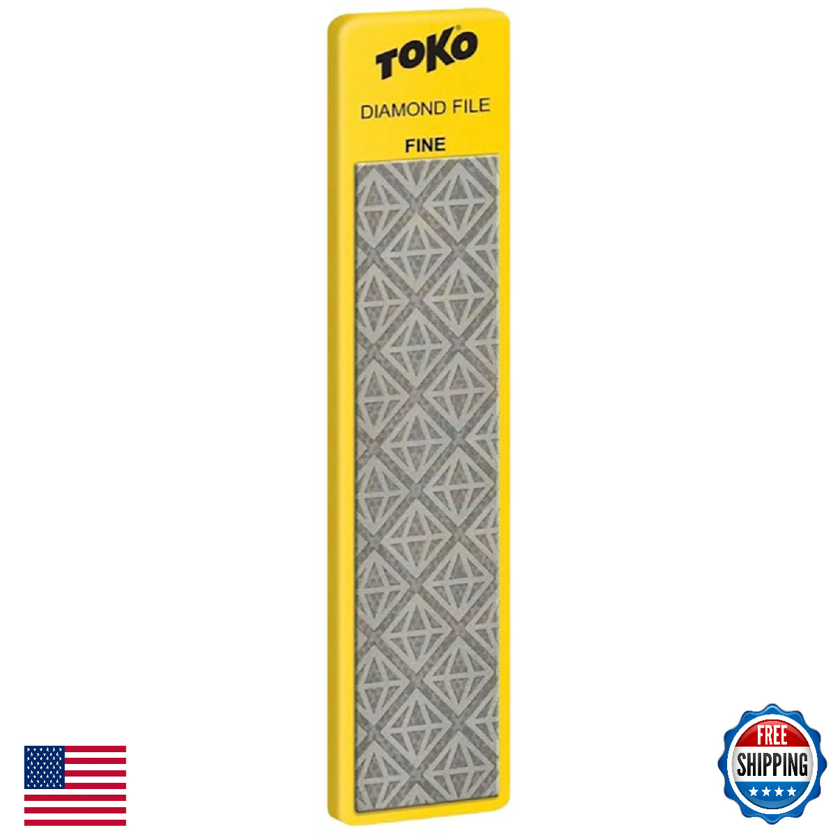 TOKO Diamond Fine File Ski Tuning Edge Deburring Polishing