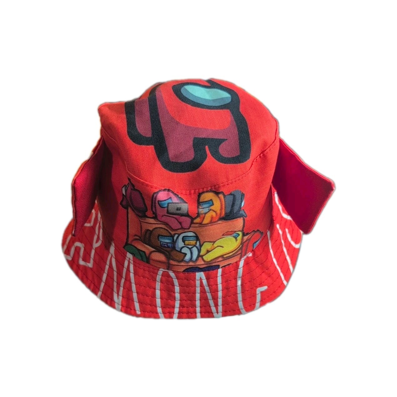 Among Us Kids Red Bucket Hat