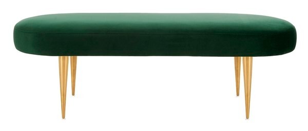 Safavieh Corinne Velvet Oval Bench, Reduced Price 2172713232 SFV4704A