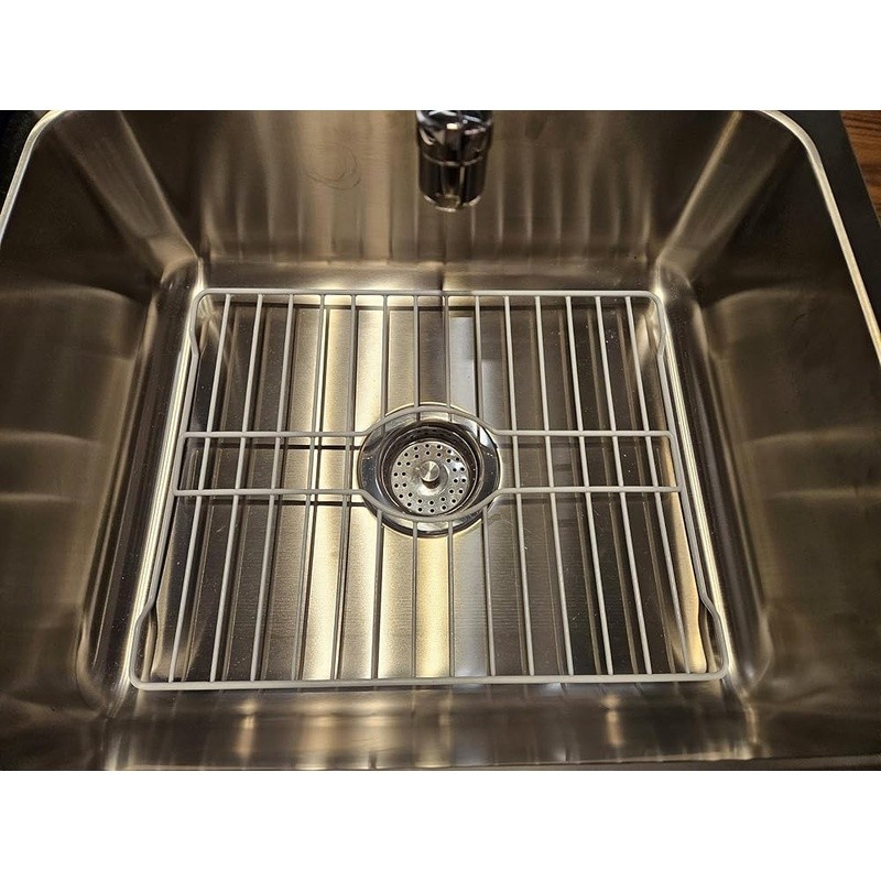 Heavy Duty Sink Grate Protector Rust Resistant Metal Kitchen Rack Drying Grid US