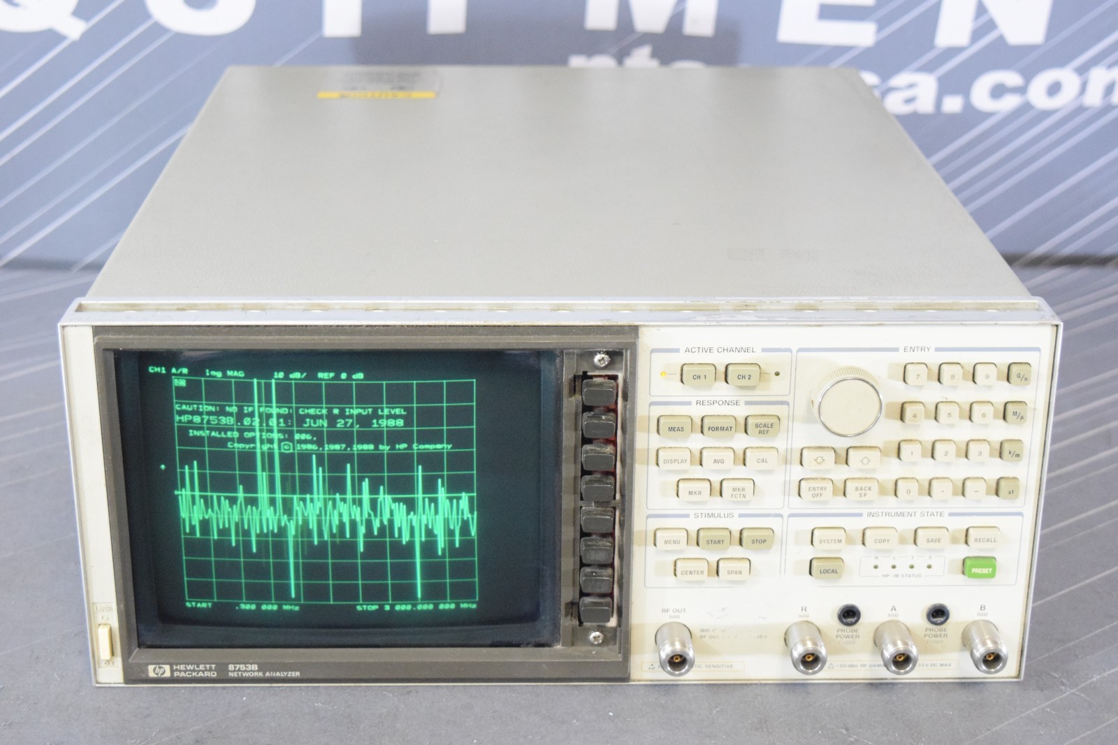 HP 8753B /006 RF Vector Network Analyzer 300KHz - 6GHz