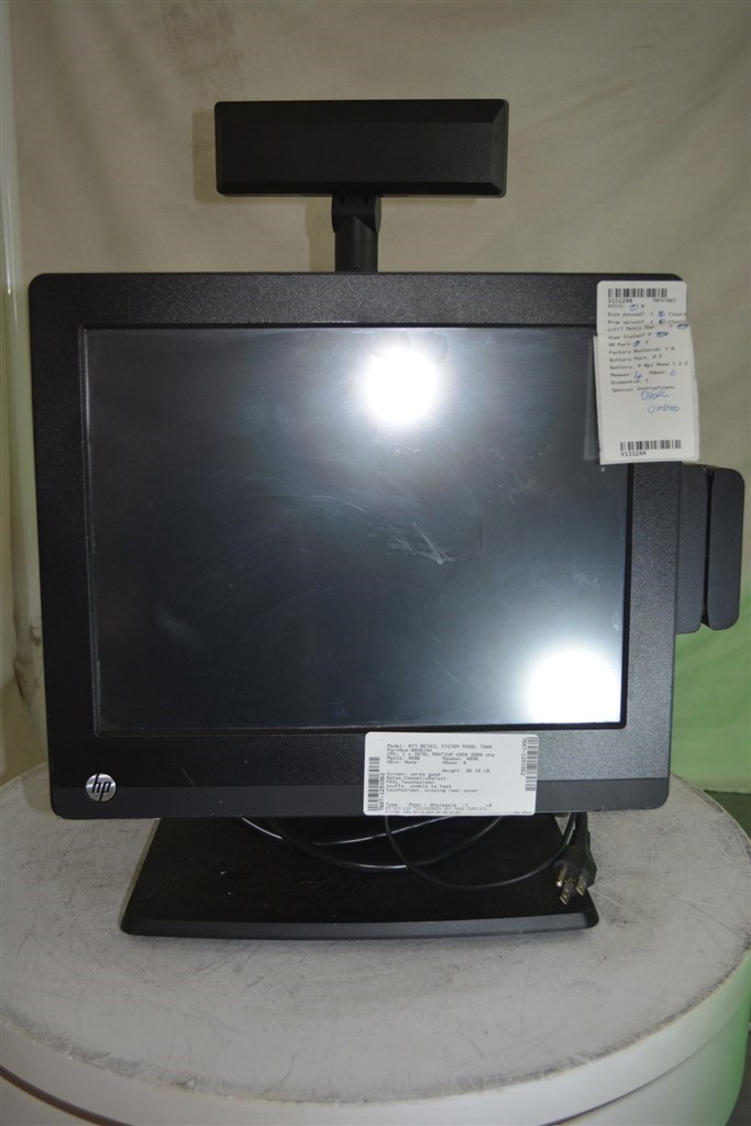 HP RP7 Model 7800 POS Terminal Intel PENTIUM G850 2.9GHz 4GB SEE NOTES