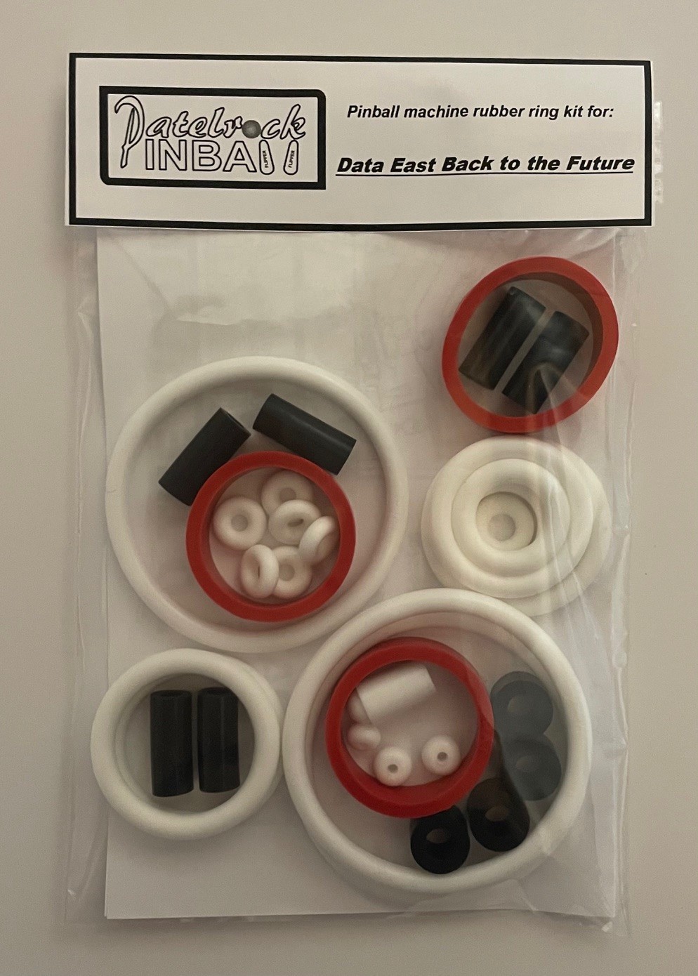 1990 Data East Back to the Future Pinball Machine Rubber Ring Kit