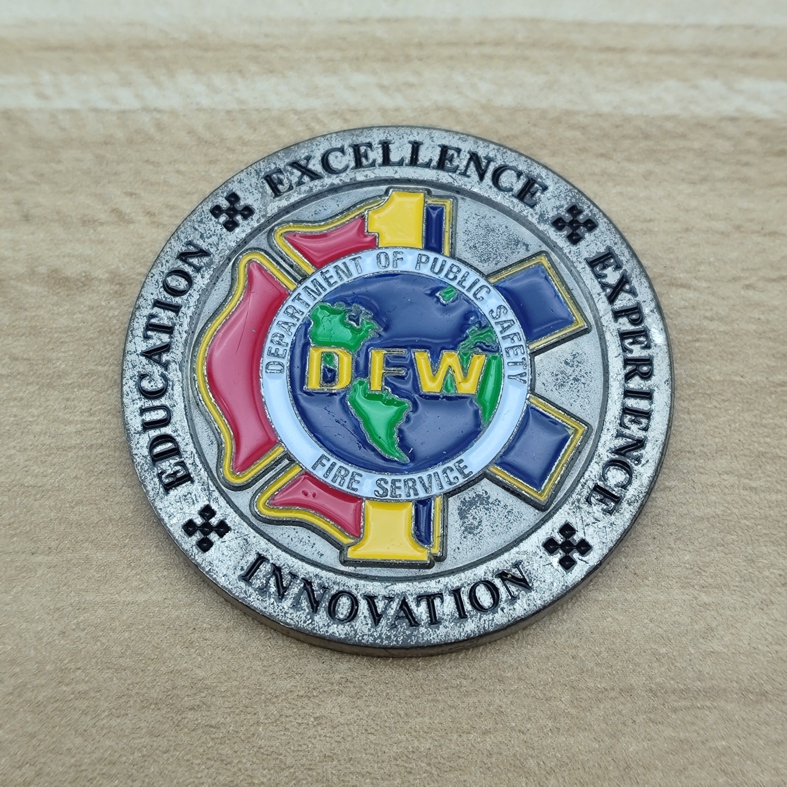 Department of Public Safety Fire Service Challenge Coin