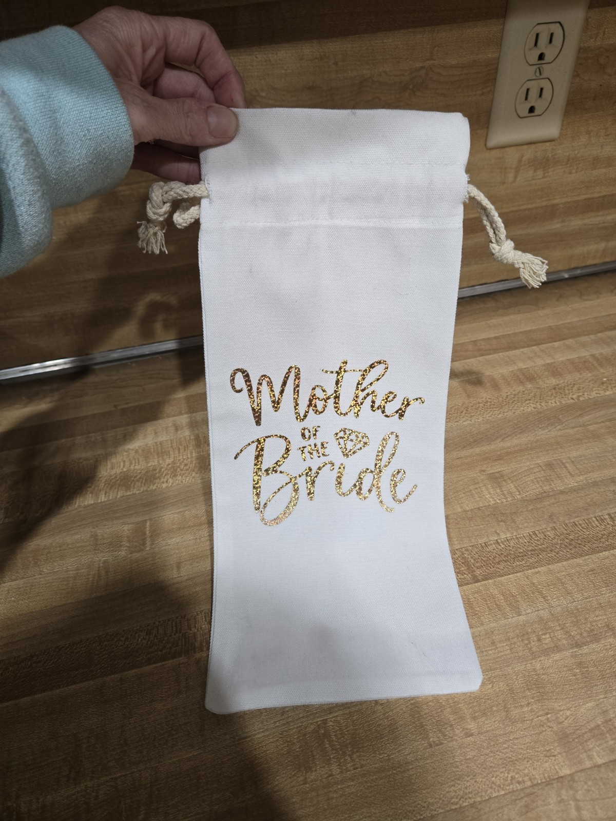 Mother of the Bride Wedding Wine Bag Bridal Shower Gifts Bachelorette Gifts f...