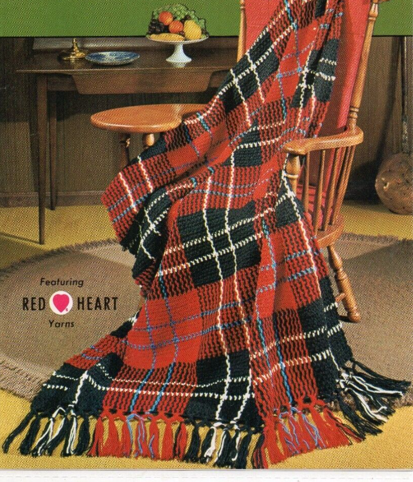 RAMSEY CLAN TARTAN AFGHAN CROCHET PATTERN