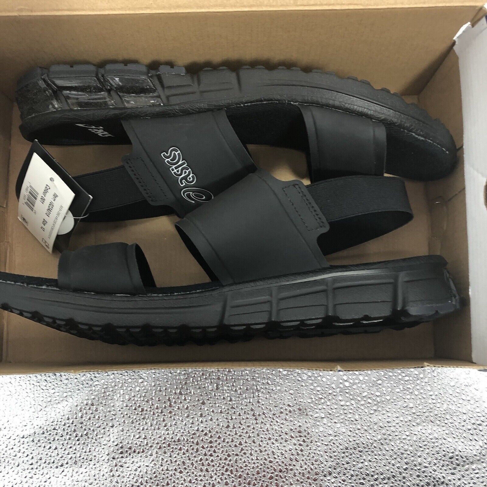 ASICS GEL QUANTUM 90 SD FO SANDALS NEW MEN'S MULTIPLE SIZES BLACK