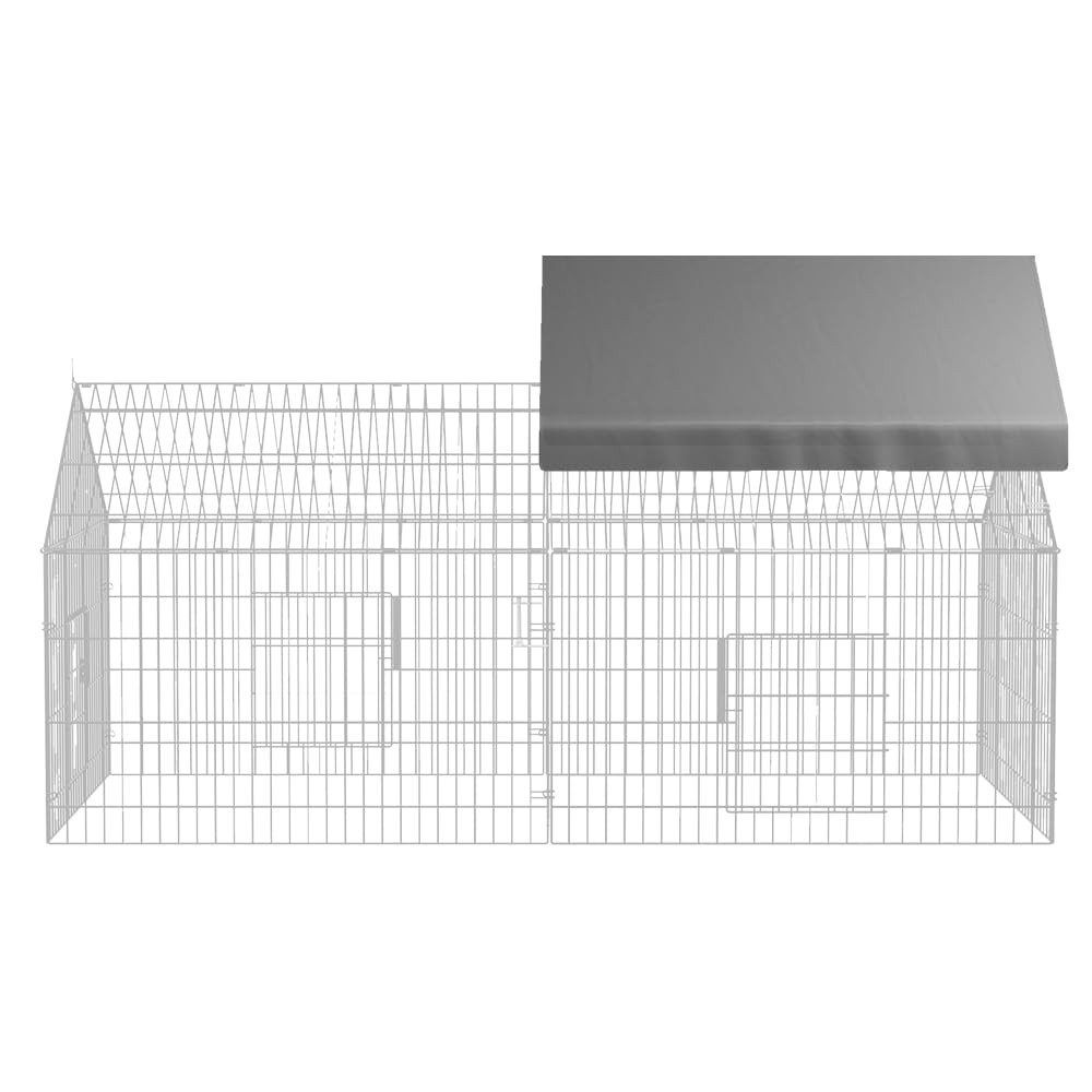 Chicken Run Cover Replacement, Waterproof Chicken Cage Tarp, Weatherproof Cov...