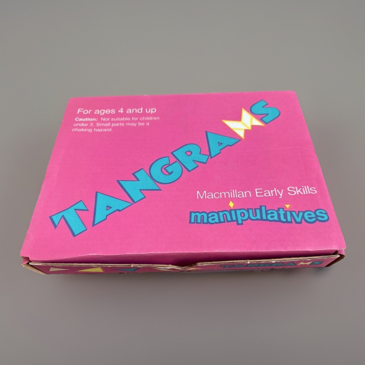 Macmillan Early Skills Tangrams Manipulatives Complete Set VTG Educational Toy