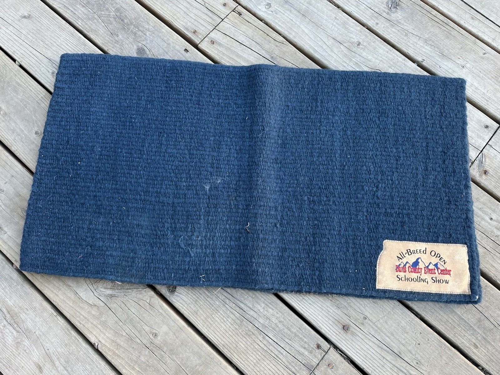 Horse Tack - Navy Blue Mayatex Woven Western Saddle Blanket