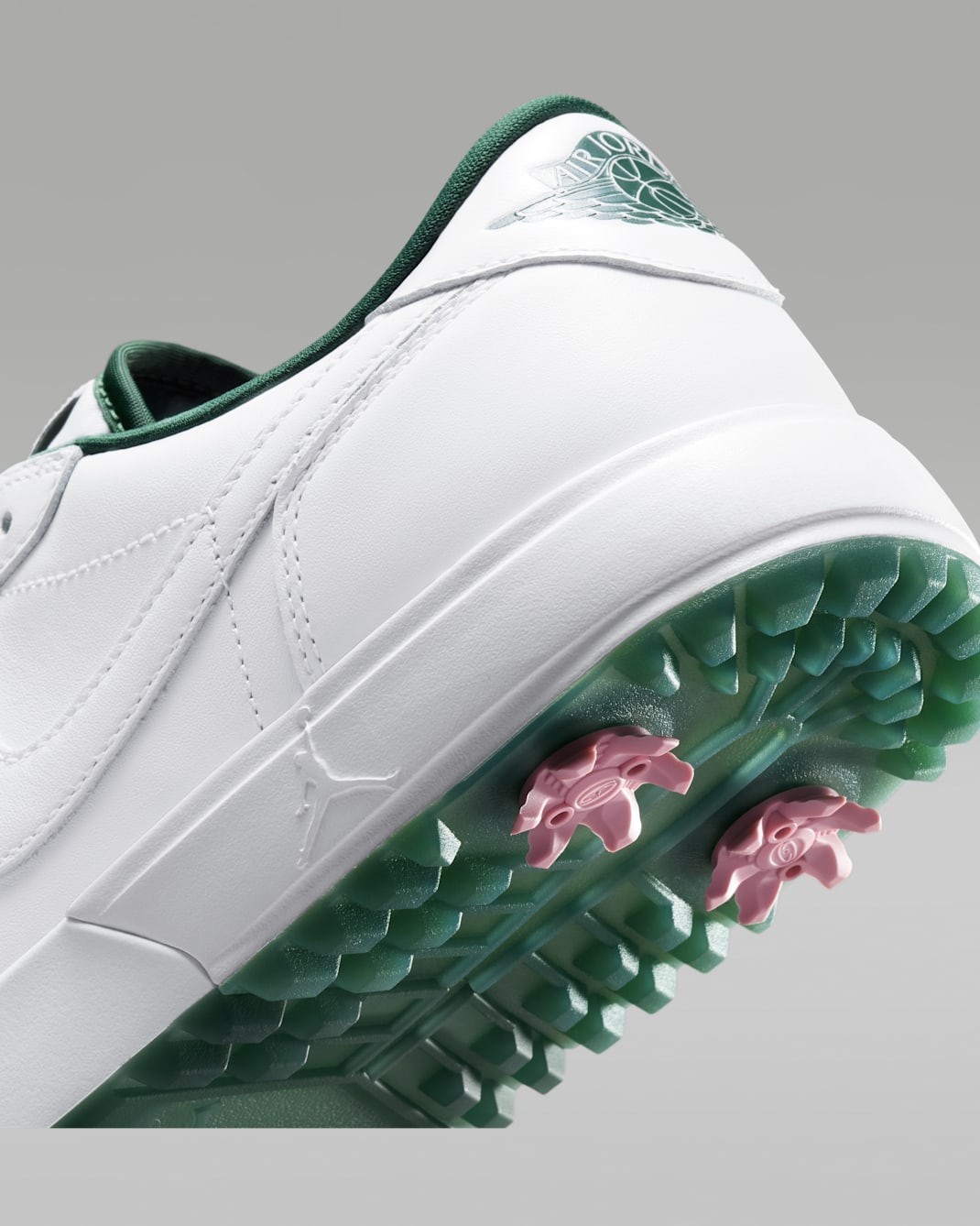NIKE Air Jordan 1 Low G Spikes IQ3417-100 White Fur Black White Golf