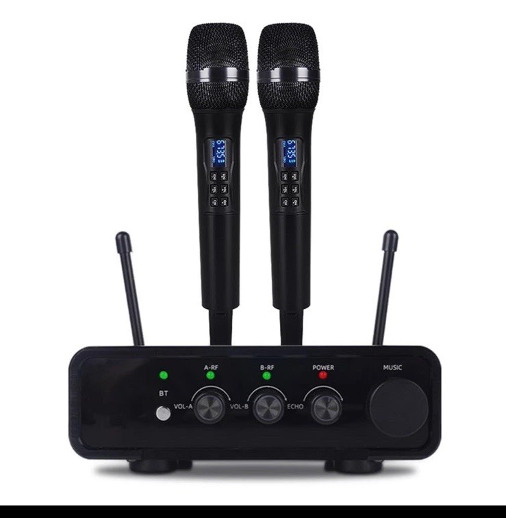 New Version  U BAND 88 Wireless Karaoke  With 2 Microphones / 200 Meters Range