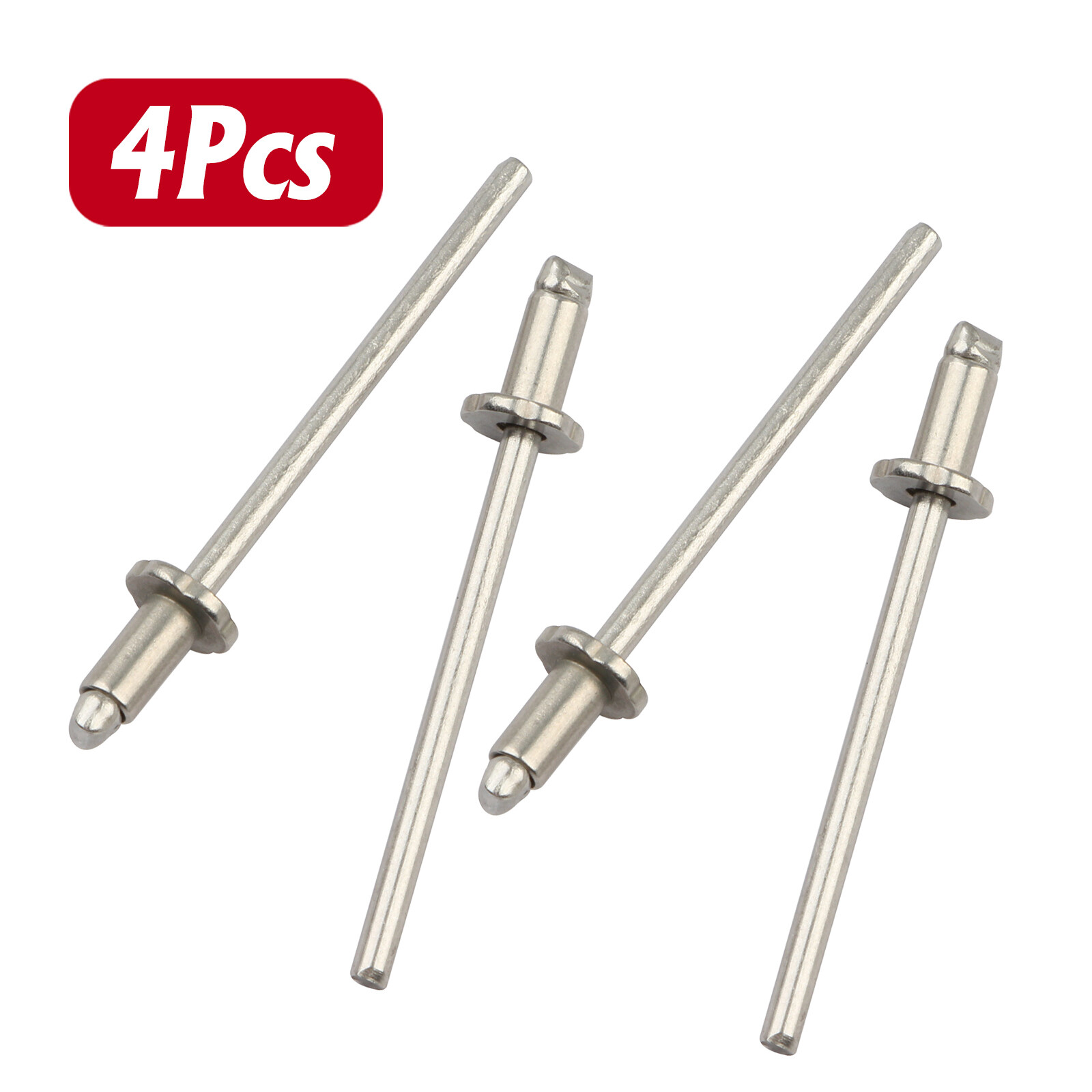 4PCS Nos Dash Rivets Stainless Steel For GM Ford Chrysler AMC VIN Door Tag NEW