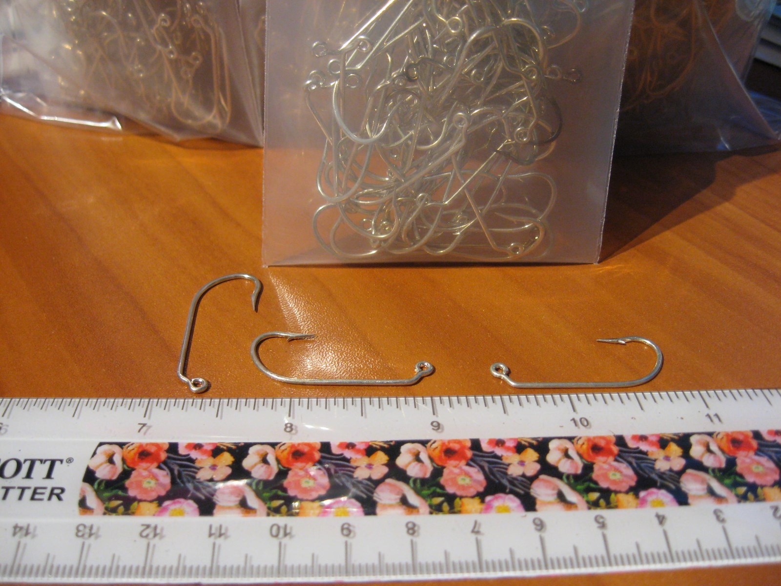 100 Eagle Claw Size 1 Sea Guard 413 O'shaughnessy 60° Jig Mold Fish Hooks