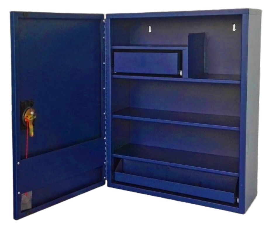 ASCOT TBG-WC12001 HEAVY DUTY TIRE REPAIR CABINET BLUE (EMPTY)