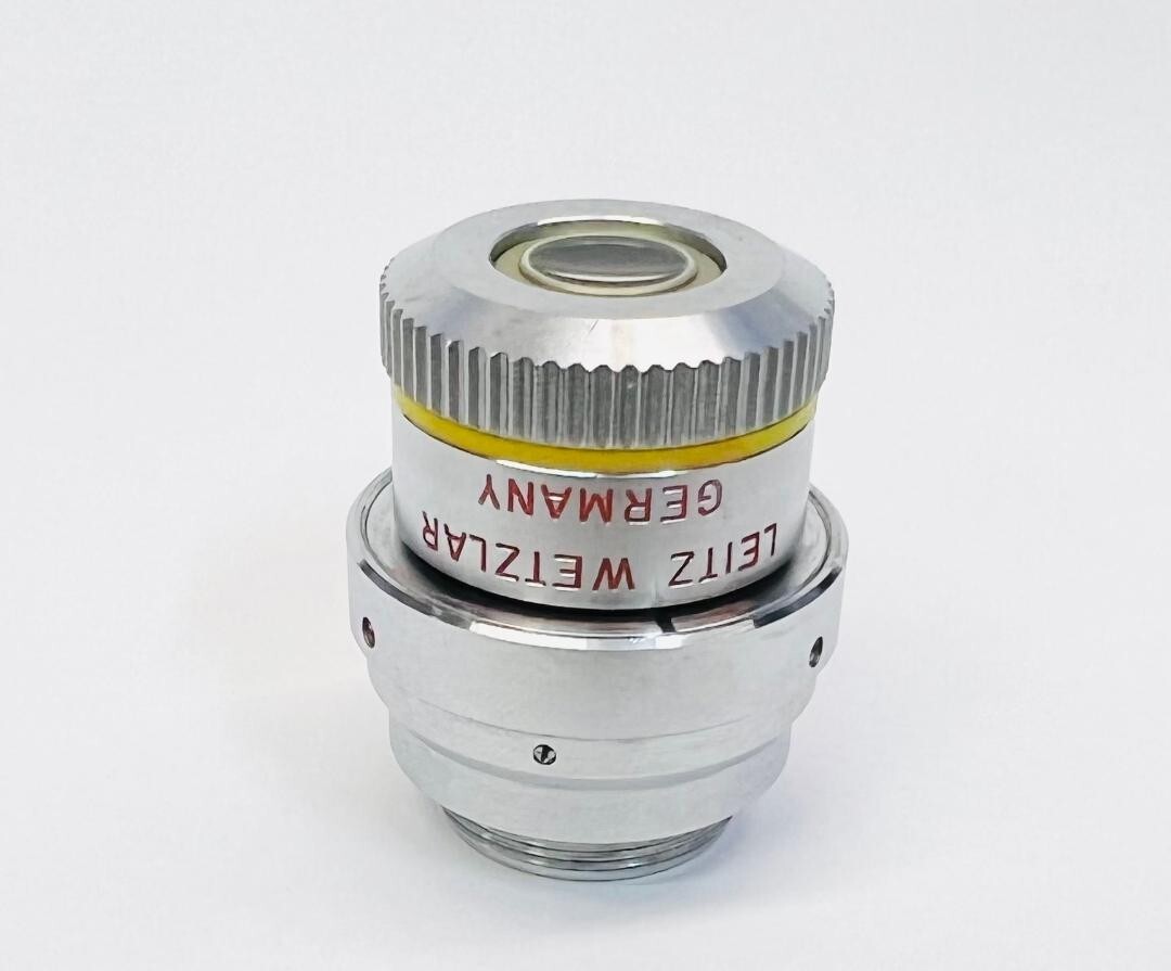 Leitz NPL 10X P Polarizing DIC Interference Contrast Prism Microscope Objective