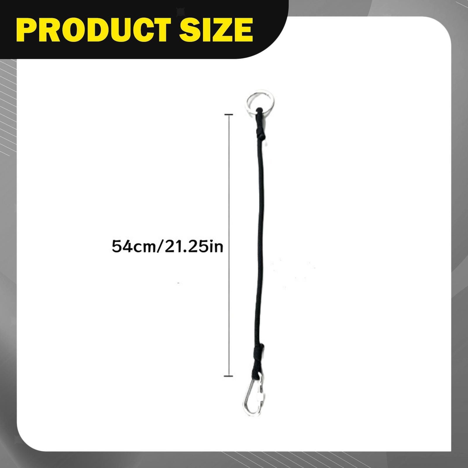 Braided Rope Tie with Snaps Hook Equestrian Accessories Functional Versatile